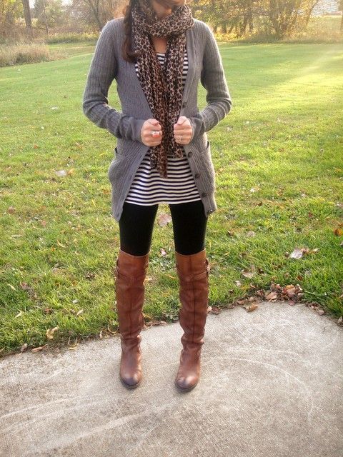 38 Stylish Fall Outfits with Boots and Tights | Stylish fall .