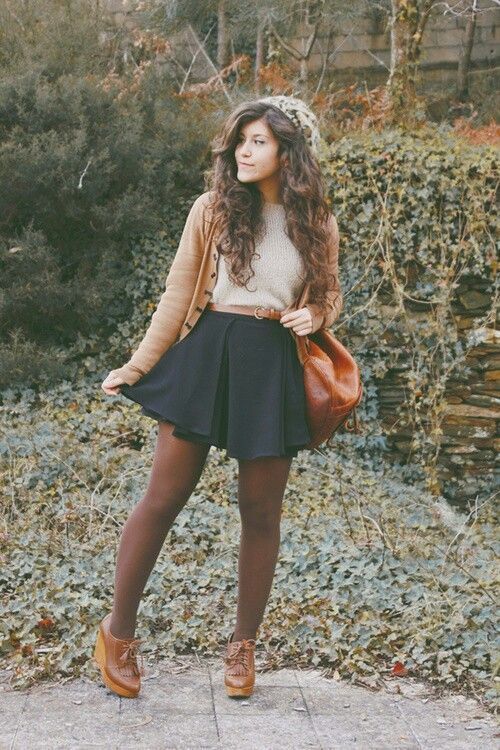 20 Style Tips On How To Wear Skater Skirts In The Winter | Fashion .