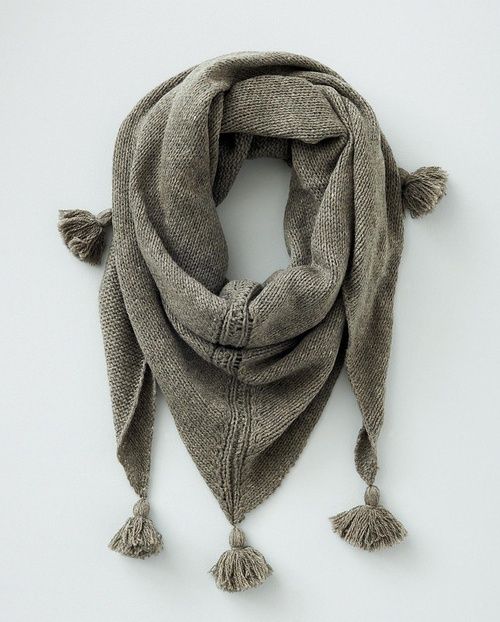 ☆ | Tassel scarf, Fashion, Scarf styl