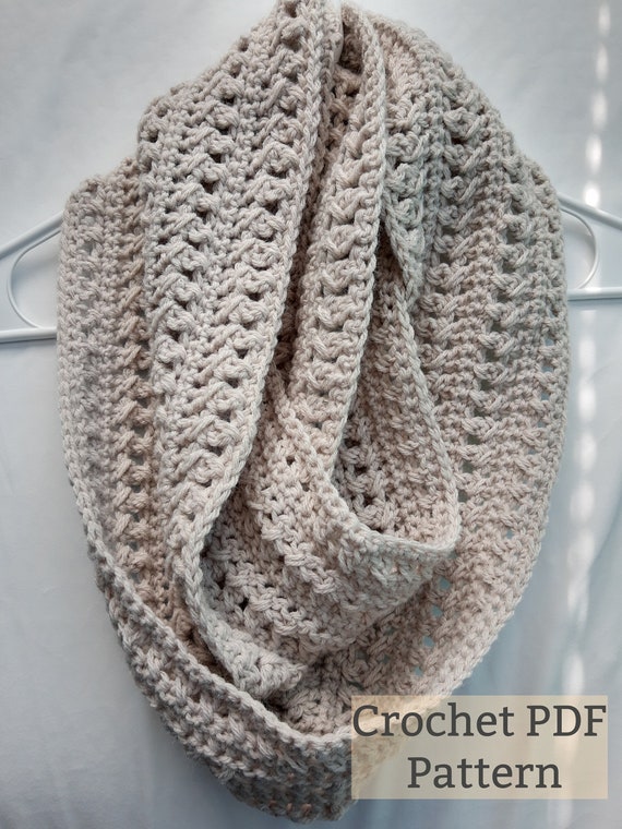 Digital PDF Crochet Scarf Pattern Instant Download Fall Easy - Etsy
