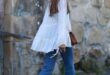 TUNIC & DENIM & FRINGED & CUSHION (b a r t a b a c) | Moda, Moda .