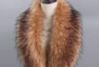 Large Faux Racoon Fur Collar Scarf Wrap Neck Warmer Warm - Etsy Swed