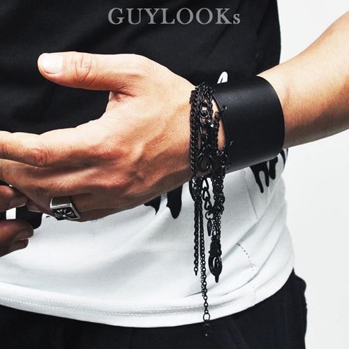Bracelets for Men for sale | eBay in 2023 | Mens leather cuff .