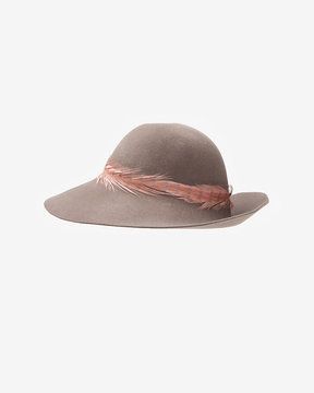 Eugenia Kim Feather Trim Wide Brim Fedora - ShopStyle Clothes and .