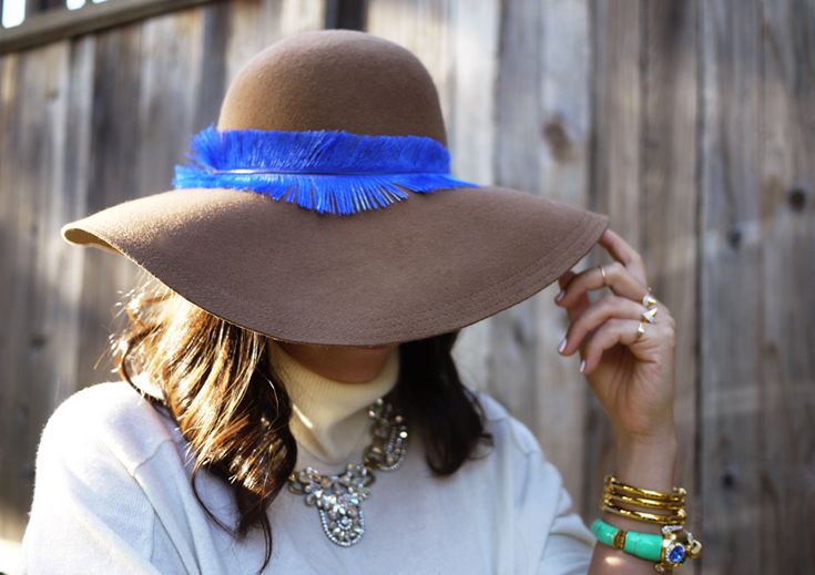 DIY Feather Hat | Diy fashion, Feather hat, Diy fashion clothi