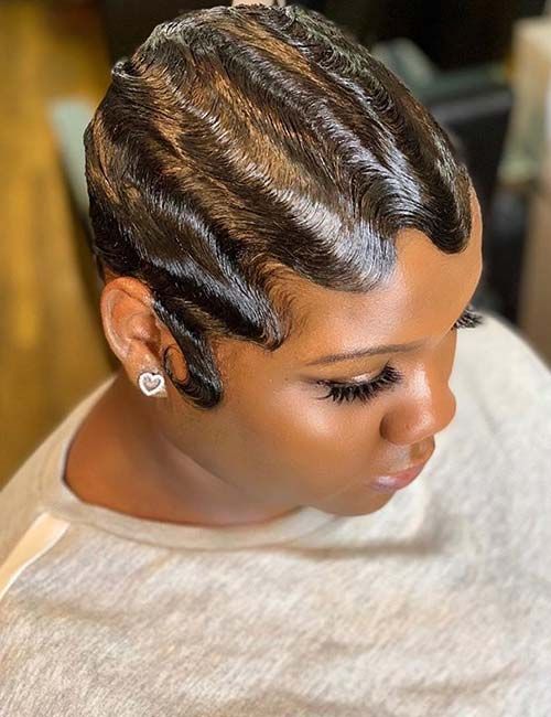 Amazing Finger Waves Hairstyle