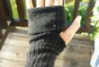 Make super easy fingerless gloves out of socks | Gloves diy, Diy .