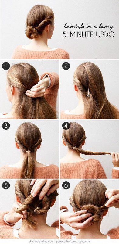 28 Easy 5 Minute Hair You May Want to Try - Pretty Designs | Five .