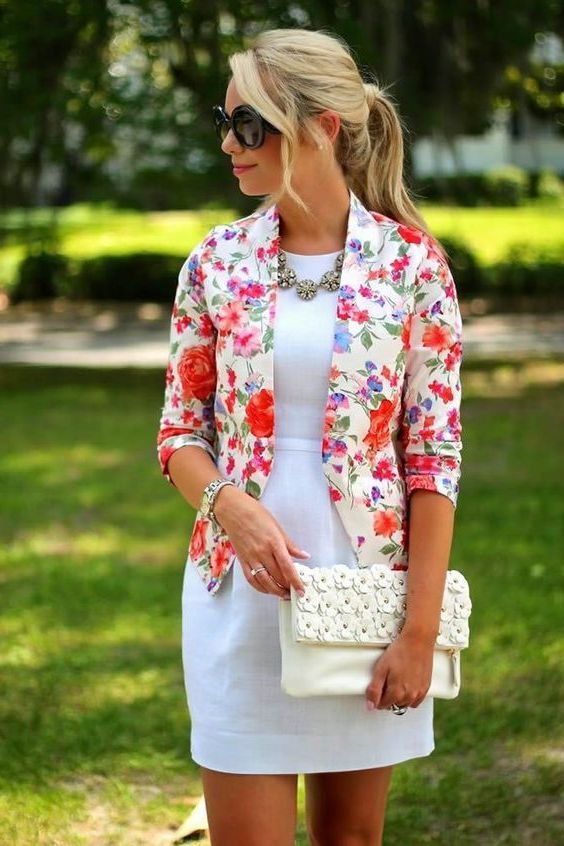 Floral Blazers For Summer: Best Combos And Ideas 2020 | Summer .