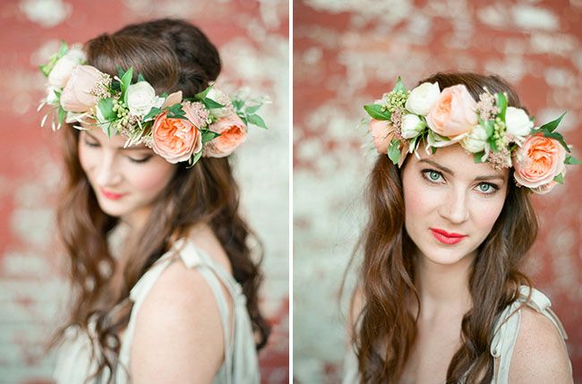 DIY: Spring Flower Crown | Flower crown wedding, Diy floral crown .