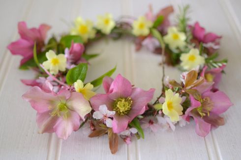 DIY: how to make a spring flower crown | Diy flower crown, Paper .