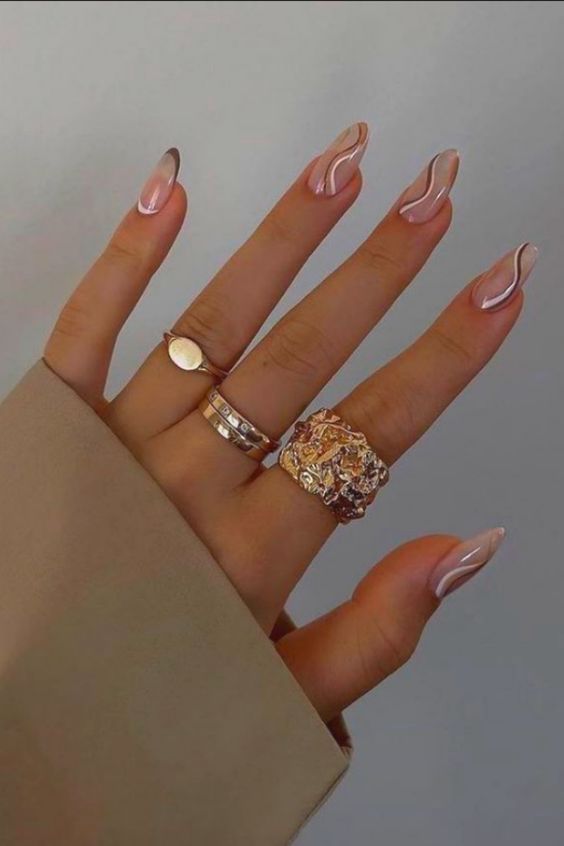 30+ Summer Swirl Nails You Need To Try! - Prada & Pearls | Stylish .