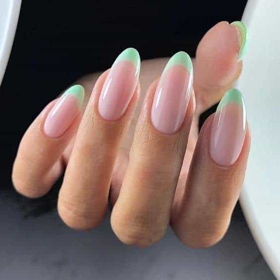 Top 20 Amazing French Manicure Designs | Oval nails, Nails .