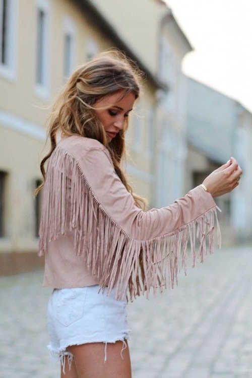 Fringe Suede Jacket Outfits 