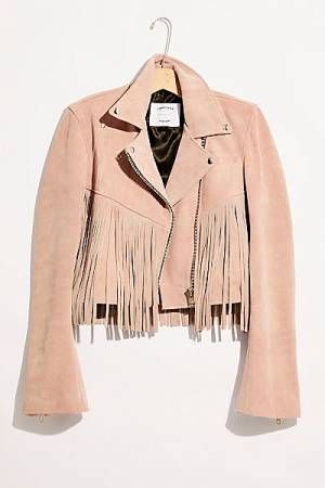 Understated Leather Jacket "Fringe Mercy" | Suede fringe, Jacket .