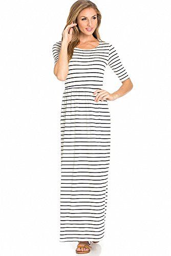 Sassy Apparel Womens Casual Lounging to Office Stylish Stripe .