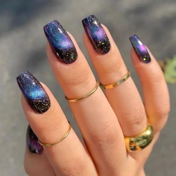 42+ Modern Galaxy Nails That Take Your Manicure Up A Notch .