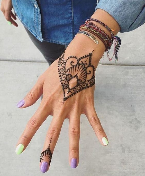 30 Most Popular Mehndi Tattoo Designs to Try This Year | Henna .