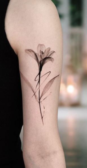 Beautiful Lily Tattoos | Lily tattoo, Lily flower tattoos, Lillies .