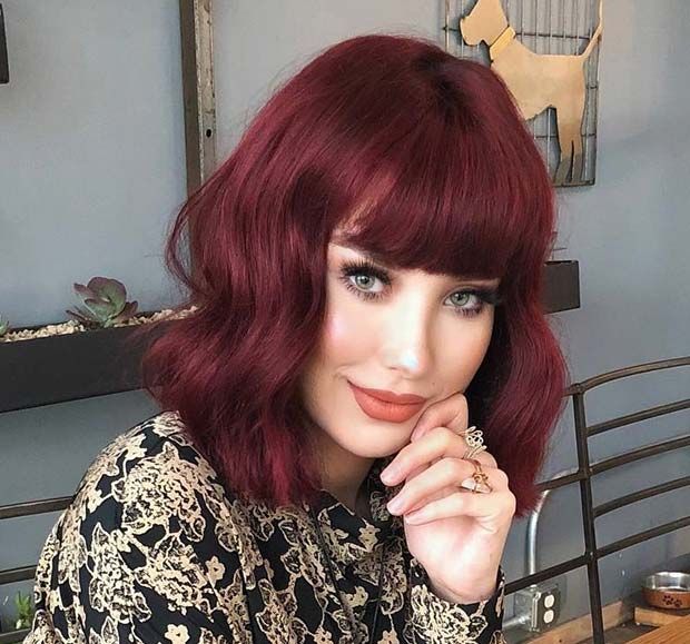 Hairstyle with Bangs Ideas