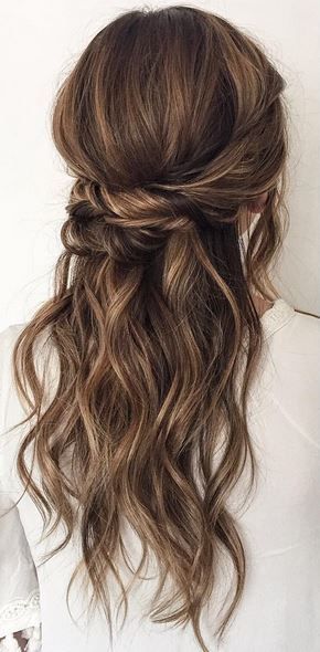 gorgeous half up curls | Long hair styles, Hair styles, Hairsty