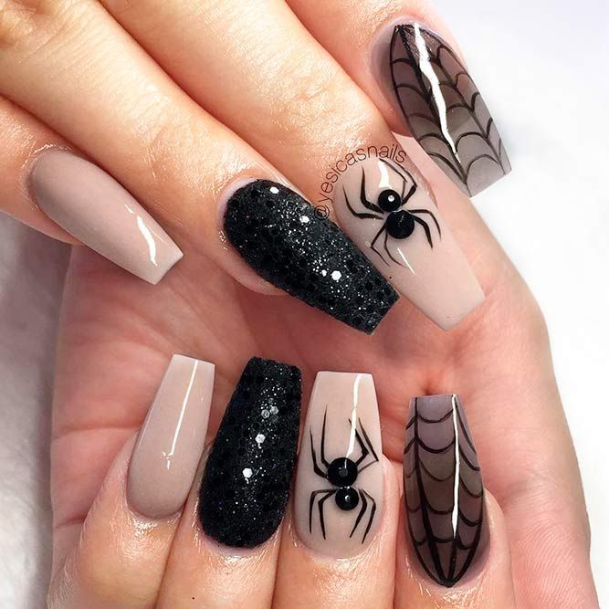 50 Halloween Nails Designs to Terrify | Halloween nails easy, Cute .