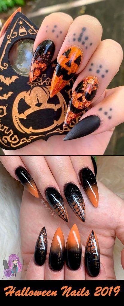 30 Spook-tacular Halloween Nail Art Ideas That'll Blow Your Mind .