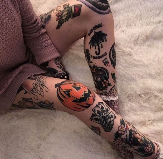 50+ Halloween Tattoos for People who Live to Explore the "Scary .