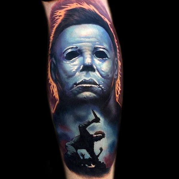 80 Halloween Tattoo Designs For Men - Ghoulish Grandeur | Scary .