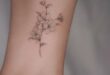 Simple Cherry Blossom Tattoo | Cherry blossom tattoo, Blossom .