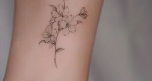 Simple Cherry Blossom Tattoo | Cherry blossom tattoo, Blossom .
