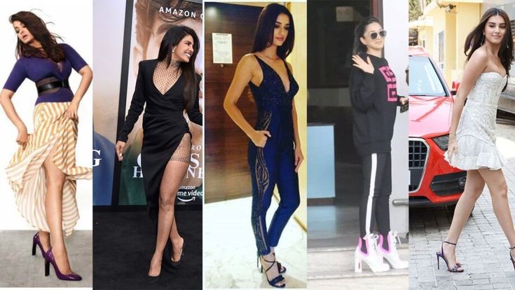 Bollywood divas wear high heels on stylish outfits and look .