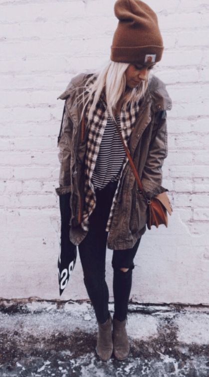 Hipster Girls’ Outfits For  Winter