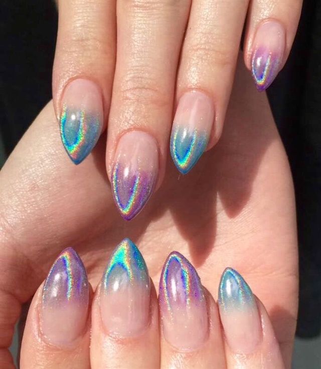 Day 95: Spring Holo Nail Art | Holo nails, Spring nail art, Nail .