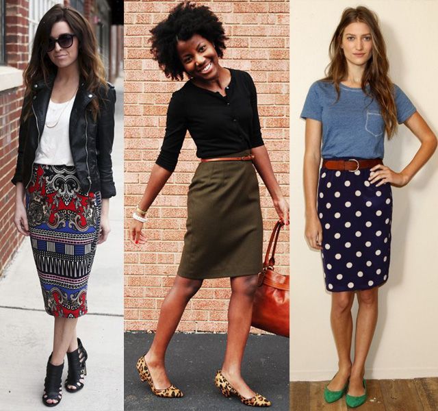 How To Wear A Pencil Skirt
     