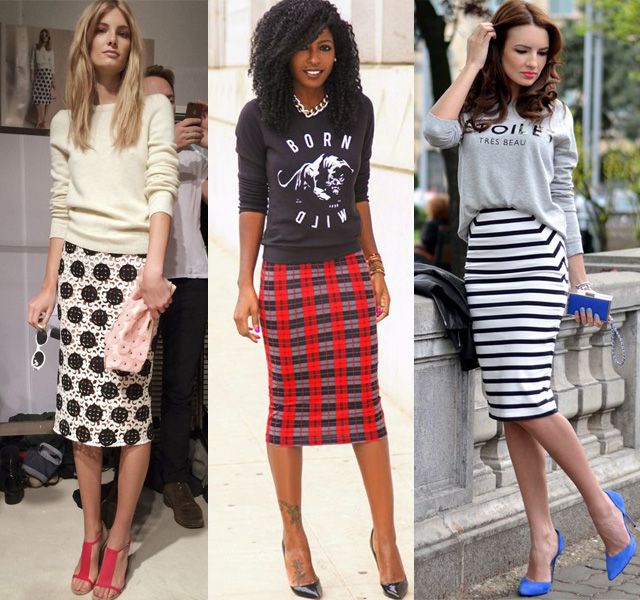 Pencil skirt casual, Pencil skirt outfits, Fashion outfi