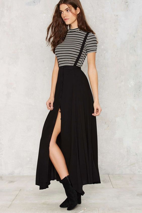 maxi suspender skirt | Fashion, Fashion dresses, How to wear .