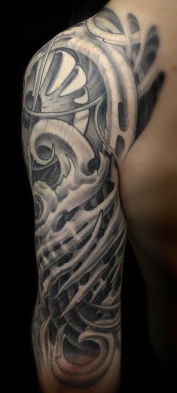 cleanfun tattoo biomechanical | Bio organic tattoo, Biomechanical .