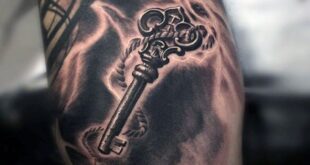 60 Key Tattoos For Men - Unlock Masculine Design Ideas | Key .