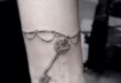 20 Charming Key Tattoo Ideas For Women - Styleoholic | Wrist .