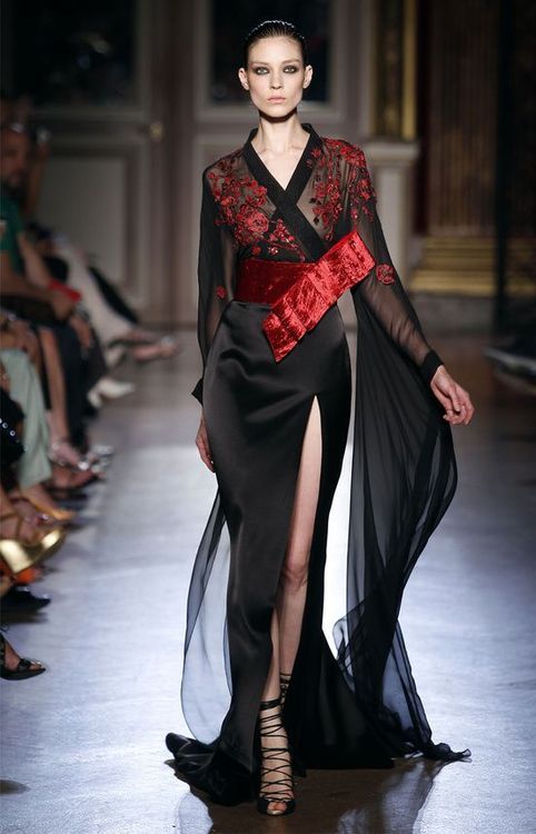 A Game of Clothes | Kimono fashion, Fashion, Couture evening dre
