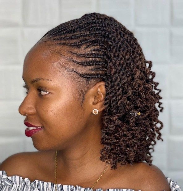 Pin on Braided hair