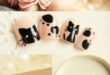 Kitty Nails | Cat pattern nails, Nail art, Nail desig