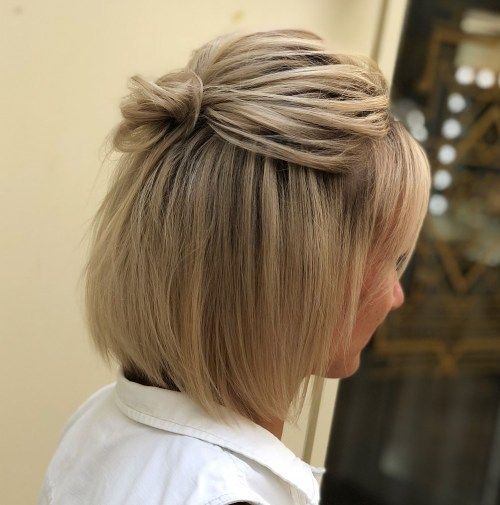 Knotted Half Updo Ideas