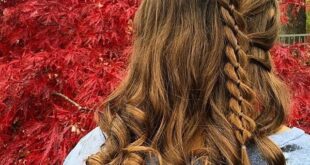 Lace Braid & Curls - Trends & Style | Hair styles, Hair affair .