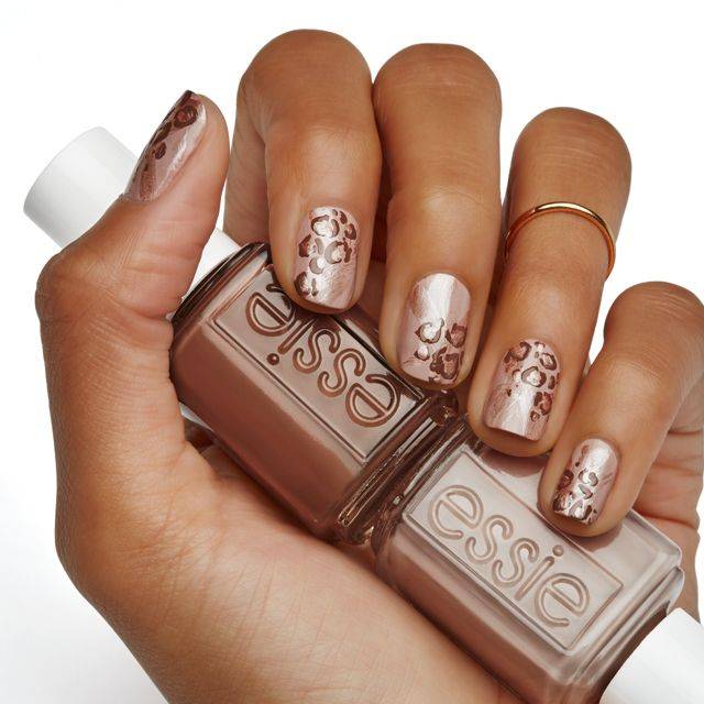 wild at heart- nail art, inspiration - essie loo