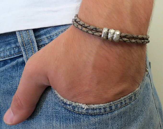 Men's Bracelet Men's Beaded Bracelet Men's - Etsy | Mens beaded .
