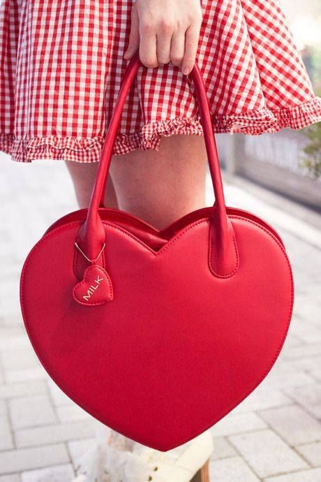 Heart shaped bag, Bags, Heart b