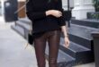 Brown Leather Pants Outfits For Women (20 ideas & outfits .