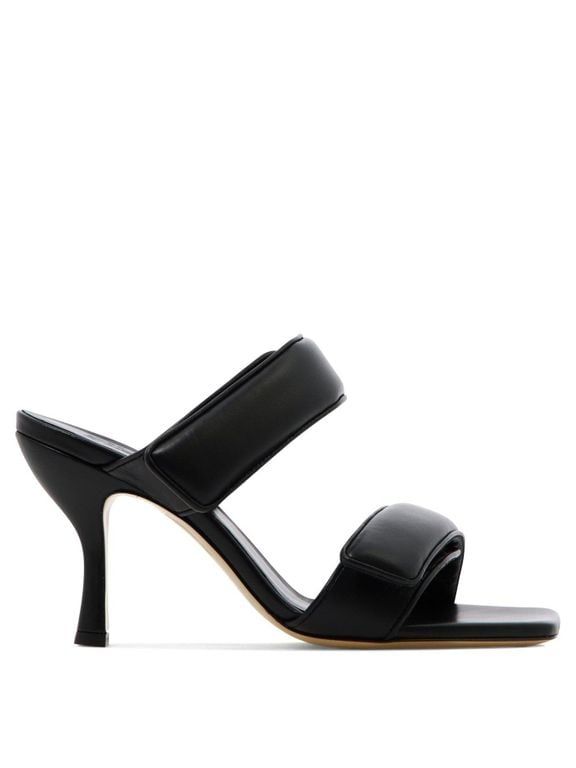 Sandals in 2023 | Black sandals heels, Couture sandals, Leath